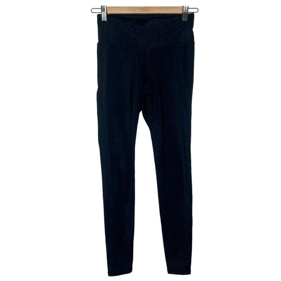 Athleta High Rise Serpent Chaturanga Tight Black Size XS Legging - Picture 1 of 10